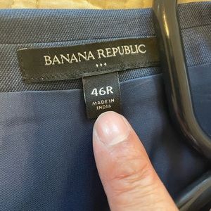 Blue banana Republic suit